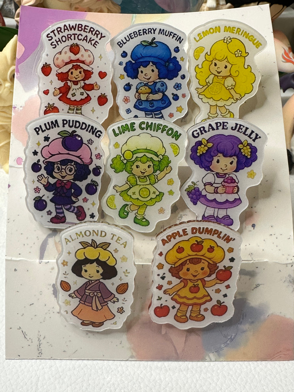 Strawberry Shortcake Character Paper Clips