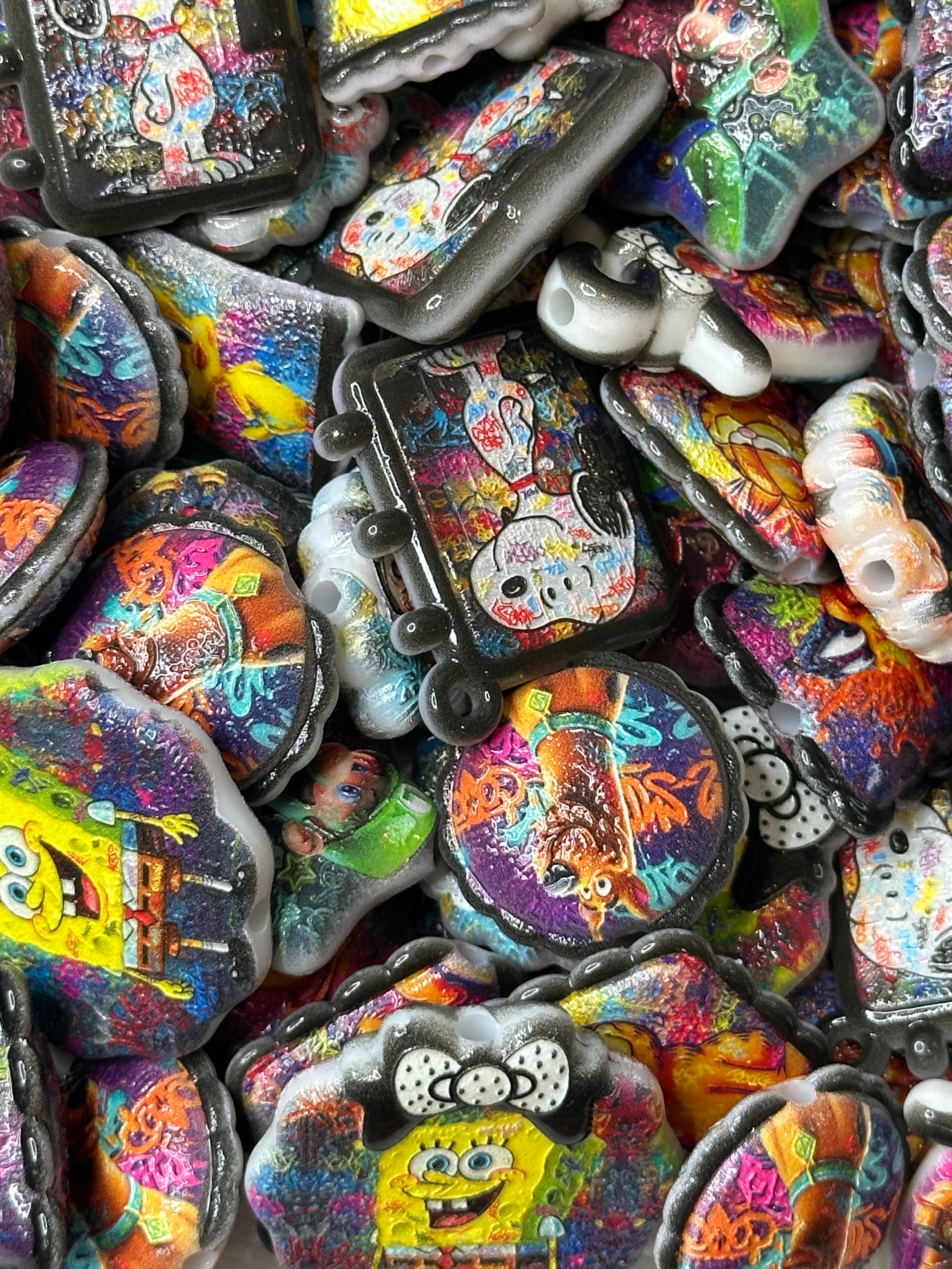 Acrylic Focal Mix Beads