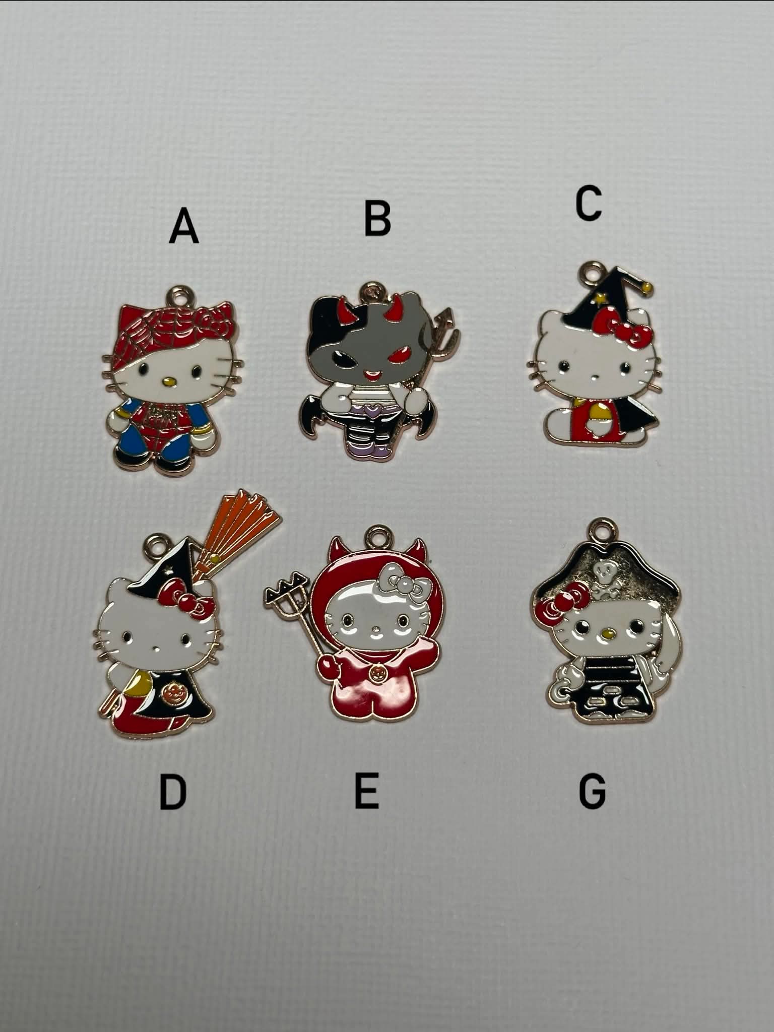 Halloween Enamel Charms