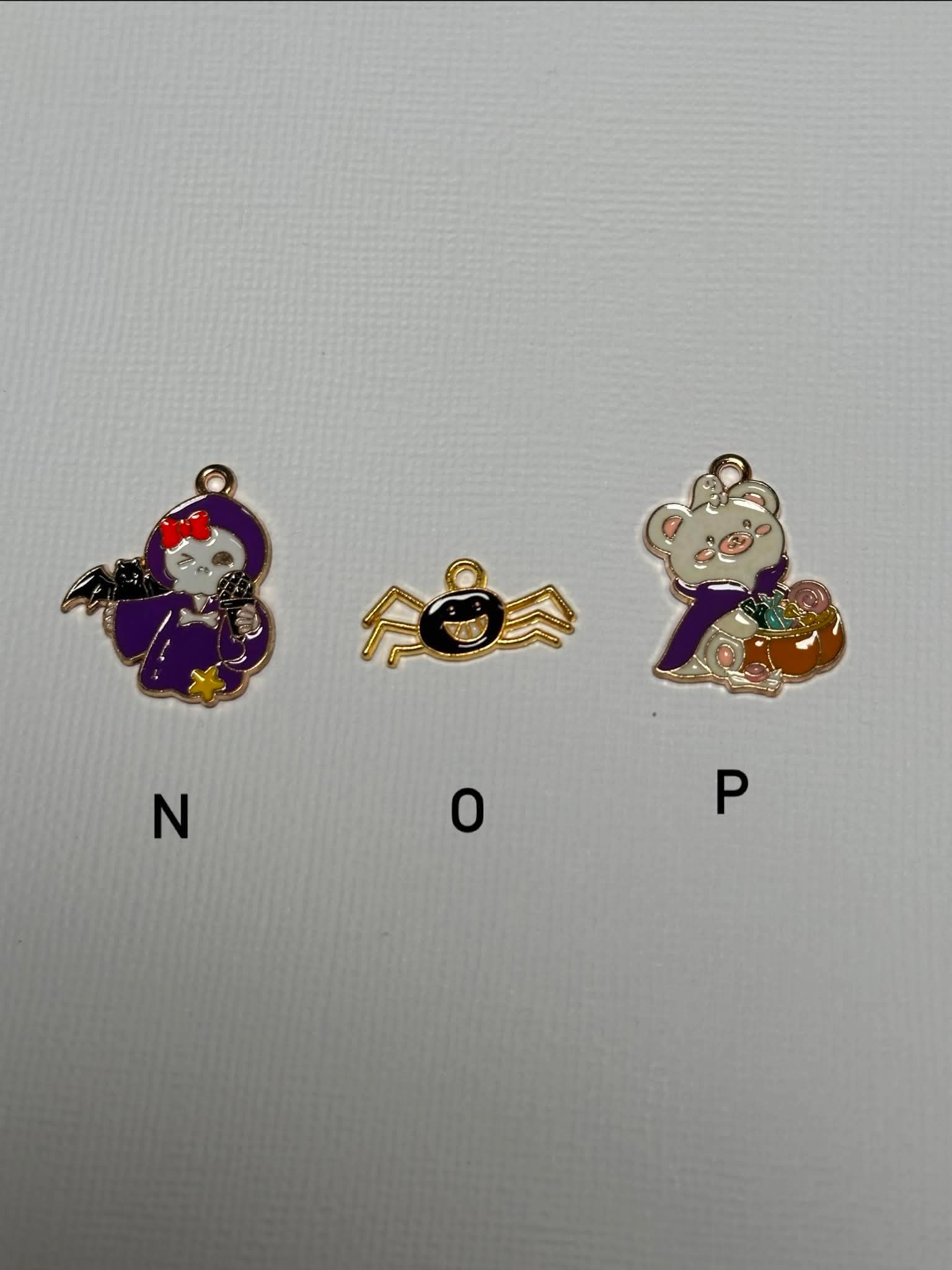 Halloween Enamel Charms