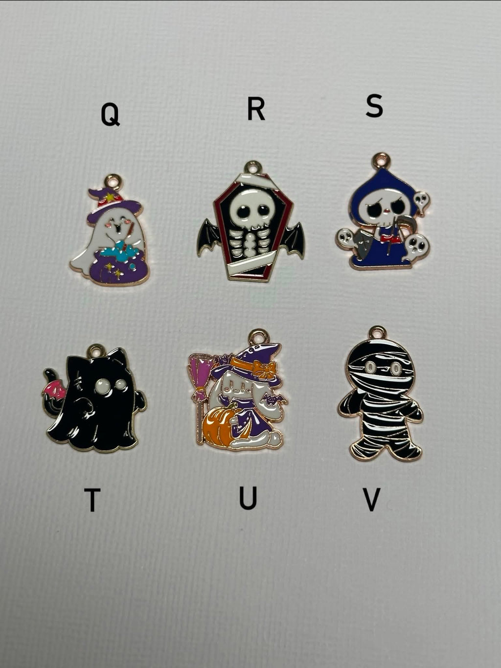 Halloween Enamel Charms
