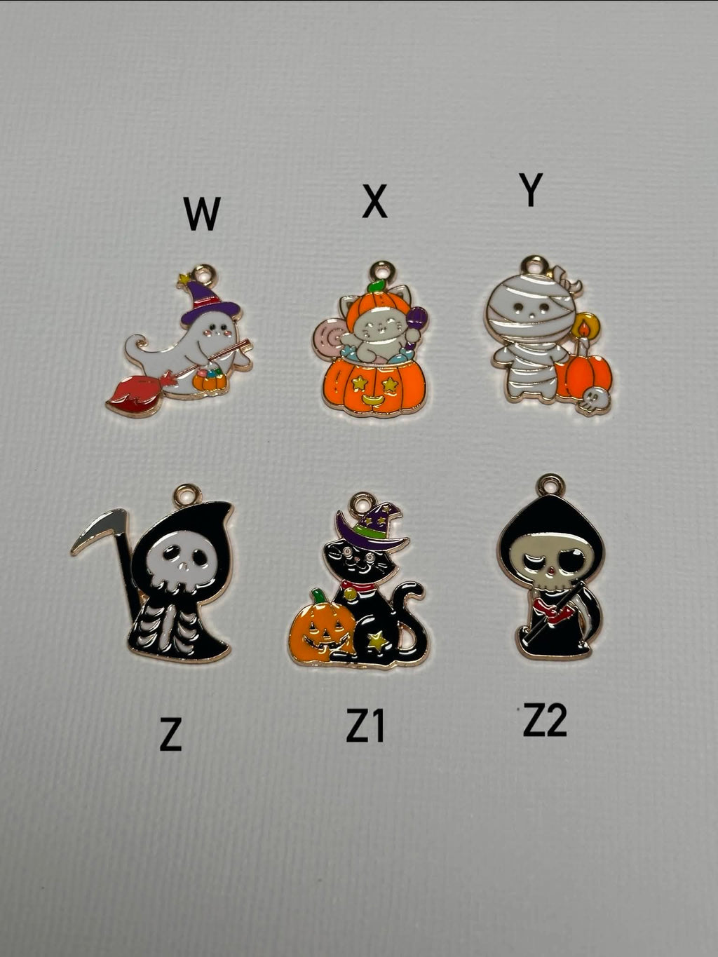 Halloween Enamel Charms
