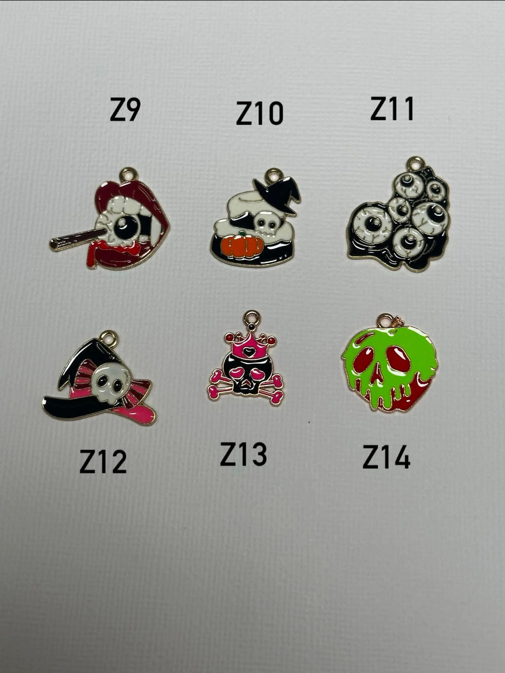 Halloween Enamel Charms