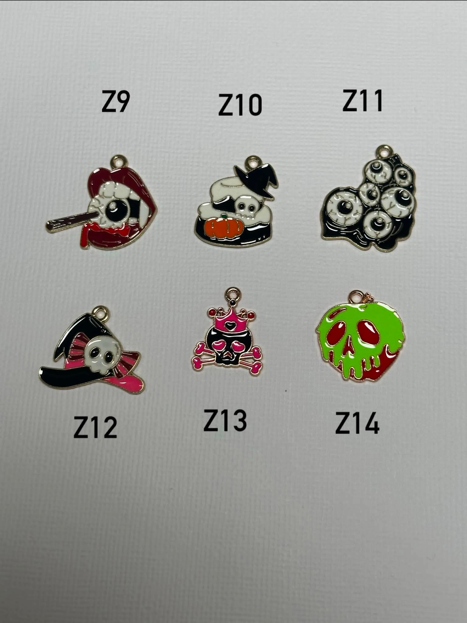 Halloween Enamel Charms