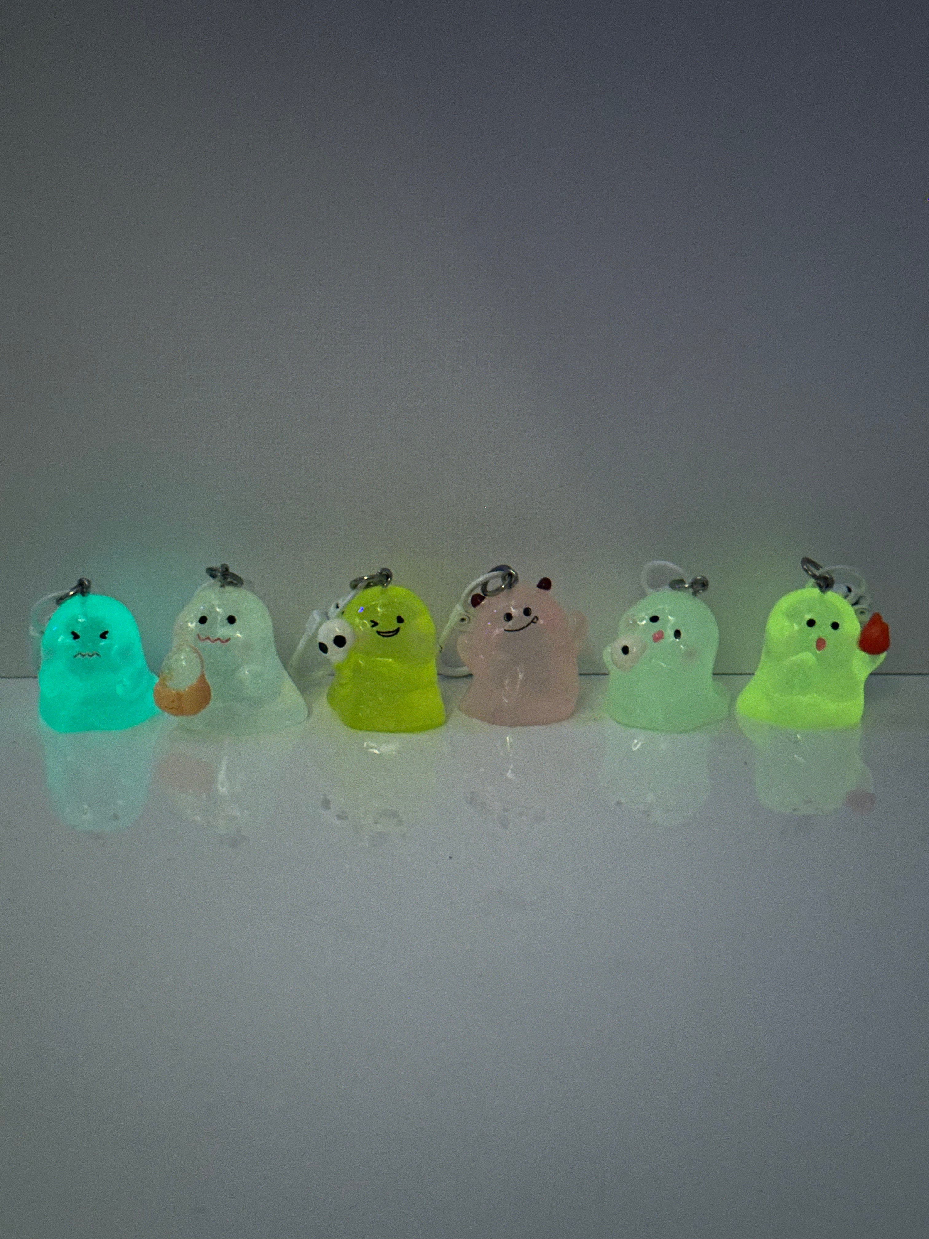 Ghostly Charms Glow in the Dark