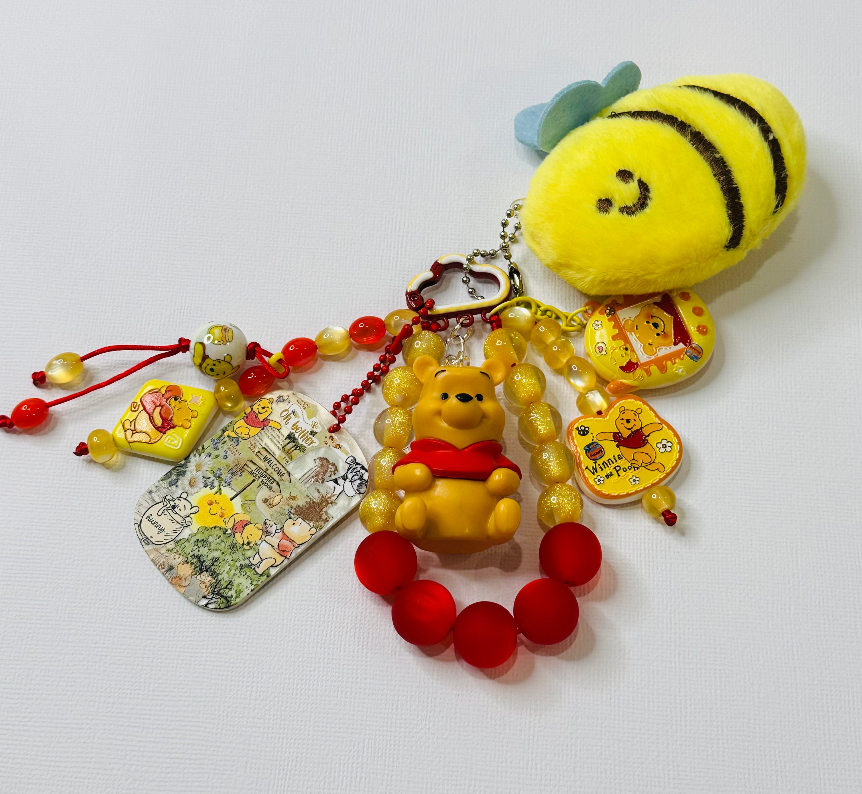 Winnie and the Bee 3 in 1 Bag Charm