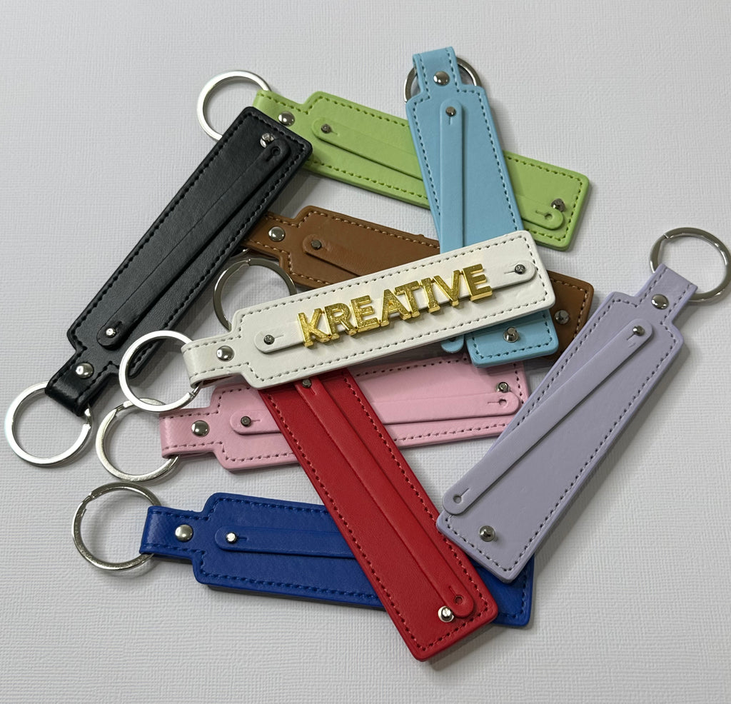 Personalise Leather Name Tag